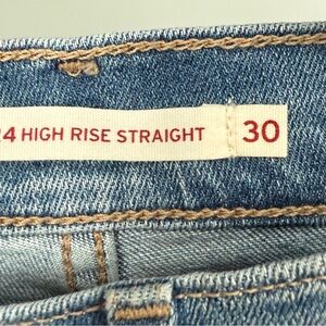 High Rise Straight Women Jeans - Blue